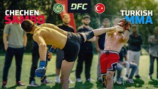 Turkish MMA vs. Chechen SAMBO | Full Streetfight | DFC