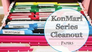 KONMARI SERIES ORGANIZATION | DECLUTTER PAPERS