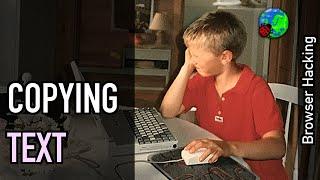 Browser hacking: Copying the selected text