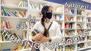 ULTIMATE BOOK THRIFTING!  shopping in 6 thrift book stores in one day!