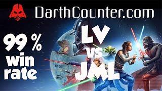 LV vs JML 5v5 SWGOH GAC Counter