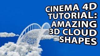 Cinema 4D Tutorial: 3D Cloud Shapes