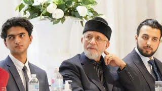 Allama Tahir Ul Qadri with his grandsons Sheikh Hammad and Sheikh Ahmad Mustafa