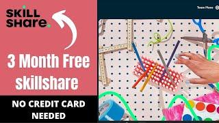 skillshare premium free for 3 months | No credit card required | Enjoy :)