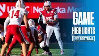 Wisconsin at Nebraska | HIGHLIGHTS | Big Ten Football | 11/23/24