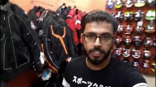 Buying riding gears and top box in Hyderabad || Top box installation || Gear up store