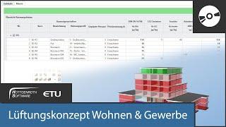 Lüftungskonzept Wohnen und Gewerbe 3D PLUS