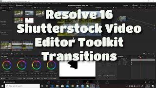 Resolve 16 | Shutterstock Video Editor Toolkit Transitions