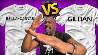 Bella Canvas Vs  Gildan. Are more expensive blank T-shirts worth the money?