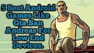 Five best Android games like GTA San Andreas for low-end devices | Games like GTA San Andreas