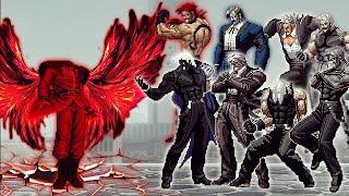 [KOF Mugen] BloodSurge-Corpse Lv 2 Vs Ultimate Bosses Rugal Team