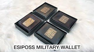 ESIPOSS MILITARY WALLET ম্যান্স লেদার ওয়ালেট - MEN's Leather Wallet