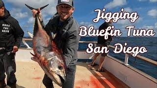 San Diego Offshore Bluefin Tuna | CRAZY BITE | Slow Pitch Jigging | Best Tuna Jig
