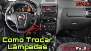 Como Trocar Lâmpadas Iluminação Botões Ar Condicionado Fiat Strada #Dica