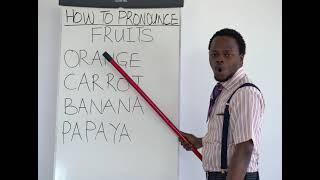 How to Pronounce Fruits