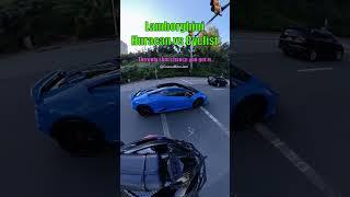 Cyclist vs Lamborghini Huracan | What Happens?!  #bike #lamborghini #newjersey