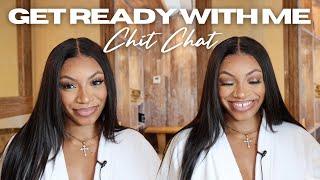 CHIT CHAT GRWM| LETS BE VULNERABLE+SOLO TRAVELING LEARNING LESSONS|Glamazontay