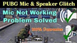 How to fix mic and speaker in pubg mobile || pubg mobile sound problem fix