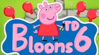 Peppa Pig Plays BloonsTD6!