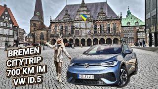 Bremen Citytrip im Elektroauto VW ID.5! Deutschlands schöne Städte #reisen #electriccar