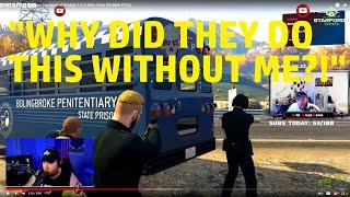 Hutch GOES OFF on PD while Reacting to CG Prison Transport & M*th Shootout | Prodigy RP 2.0