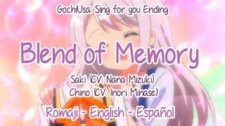 [ROM/ENG/ES] "Blend of Memory" by Chino & Saki. Is the Order a Rabbit? ~Sing For You~ Insert Song