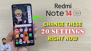Redmi Note 14 5G : Change These 20 Settings Right Now