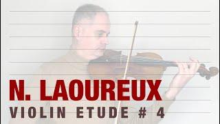 Nicolas Laoureux - 30 Progressive Studies for Violin - Etude no. 4 by @Violinexplorer