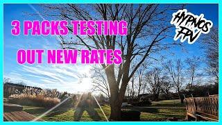 TRYING NEW RATES ON THE QAV-S #fpv