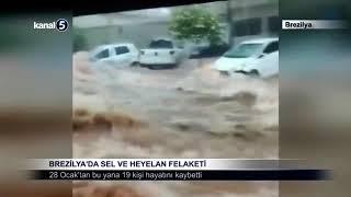 Brezilya'da Sel ve Heyelan Felaketi