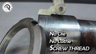 How to Make Thread without Die and Lathe machine