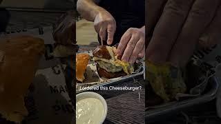 Is this Burger Raw? #shorts #cheeseburger #burger