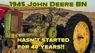 79 Year Old John Deere Tractor Revival after 40 Years of Not Running