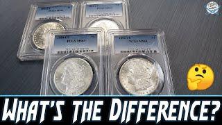 Comparing Mint State Morgan Silver Dollar Grades?