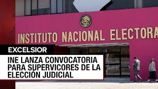 Lanza INE convocatoria para contratar capacitadores para elección judicial