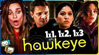 HAWKEYE (2021) 1x1, 1x2 & 1x3 Reaction! | First Time Watch | Marvel