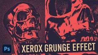 Grainy Xerox Grunge Effect Photoshop Tutorial