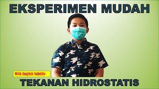 Tekanan Hidrostatis || Eksperimen MUDAH BANGETTT // Hydrostatic Pressure - Easy Experiment || TSR #2