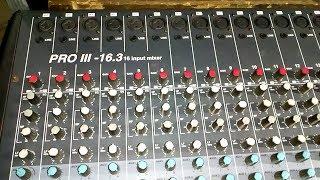 Studiomaster Pro 3-16.3, 16 Input Mixer