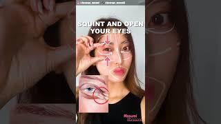 Eye Wrinkles Exercise! Reduce EYe Bags, Dark Cirles Under Eyes