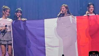 Kiss Of Life @ Zenith in Paris - Bye my Neverland + Goodbye speech | Fancam