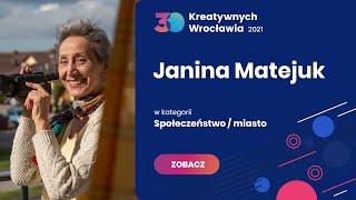 Janina Matejuk | 30 Kreatywnych wrocławia