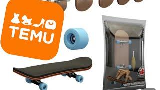 I BOUGHT THE CHEAPEST PRO #FINGERBOARD ON #TEMU - #fingerboarding #techdeck #temuhaul