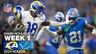 Los Angeles Rams vs. Detroit Lions Game Highlights | NFL 2024 Season