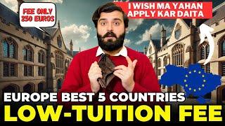 Europe Best 5 Countries With Low Tuition Fee | Study in Europe | 2025