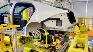 Chinese car automobile intelligent system production line amazing car producing video documentary