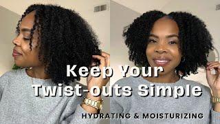 How YOU can get your Twist-Out to lay flat!! | Natural Hair | short/medium length | two strand twist