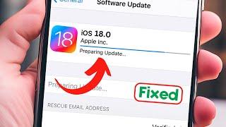 iOS 18 stuck on Preparing update | iOS 18 Beta Preparing for update problem Fixed | IOS 18