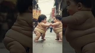 Sumo Babys Show . #baby #sumo #cutebaby #funny