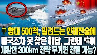 300km 전략 무기로 중국 함대 궤멸 가능, 중국 함대 인해전술에 미국마저 못 찾은 해답 | 한국이 낸 해결책에 미군조차 한국 무기 도입 검토?